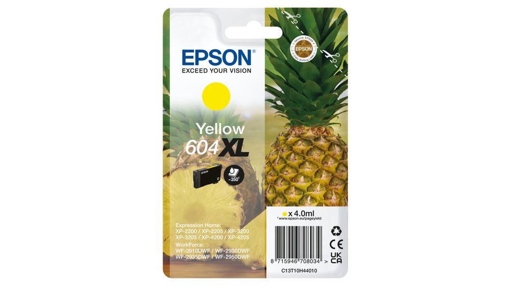 Epson ink cartridge yellow 604 XL                    T 10H4