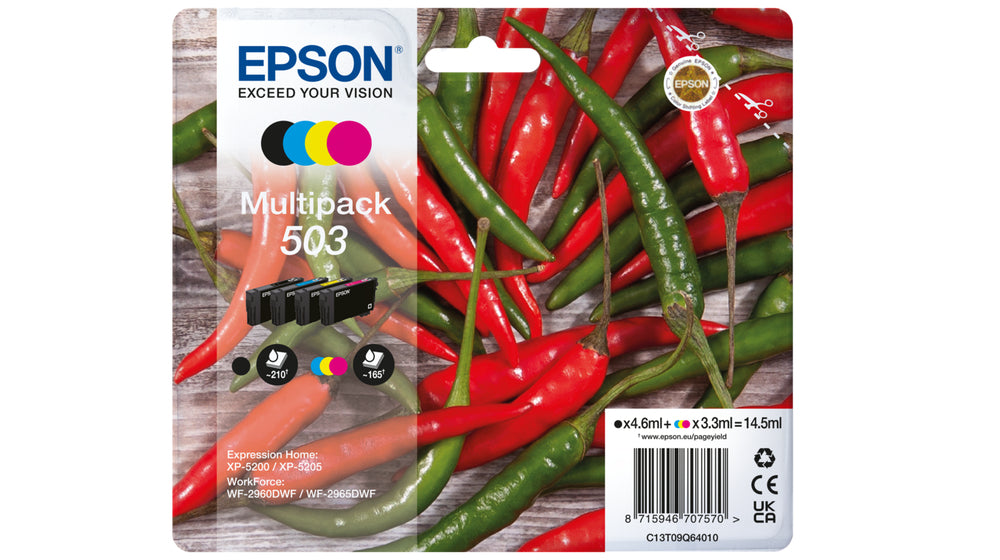 Epson Multipack T 503 BK/C/M/Y T 09Q6