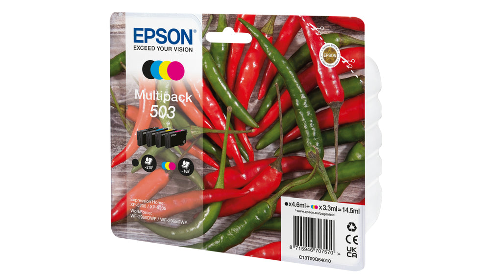 Epson Multipack T 503 BK/C/M/Y T 09Q6