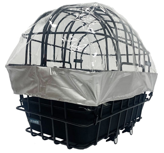 Regenhoes Around voor dierenfietsmand Luna XL