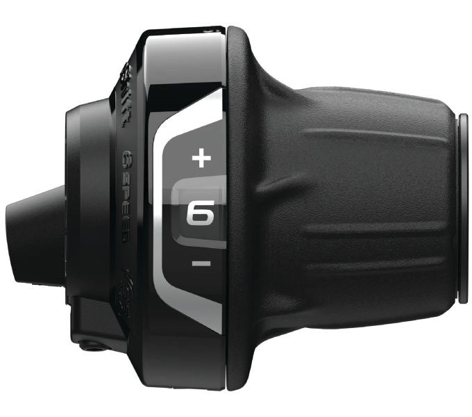 Draaiversteller (rechts) 6-speed Shimano Tourney SL-RV400 - zwart/zilver