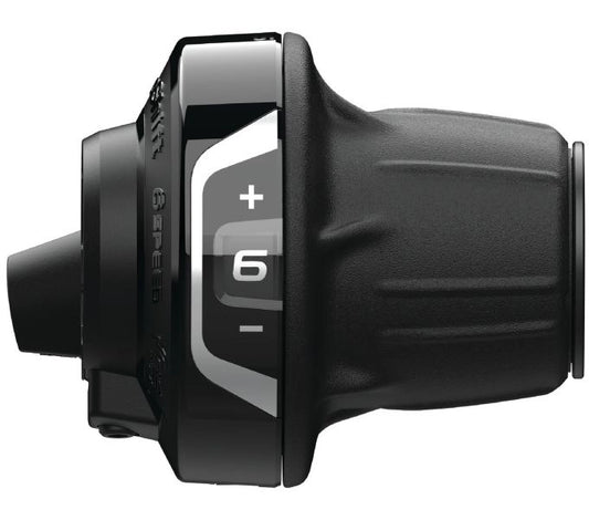 Draaiversteller (rechts) 6-speed Shimano Tourney SL-RV400 - zwart/zilver