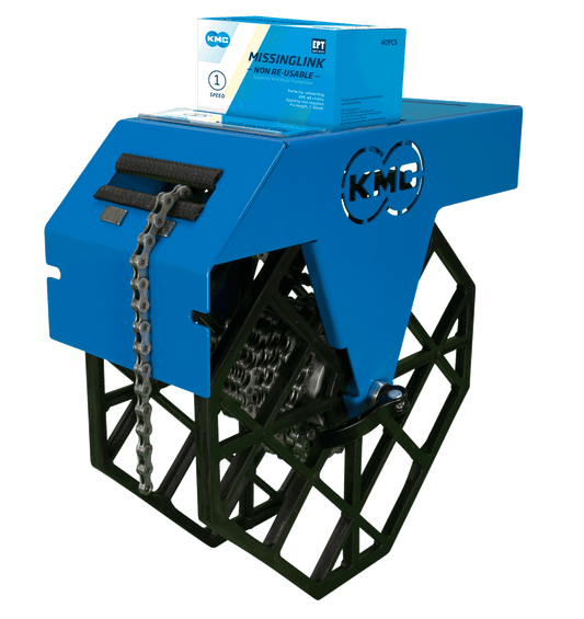 Reel Holder KMC Kettingrol wandhouder - Blauw - werkplaats kettingrol