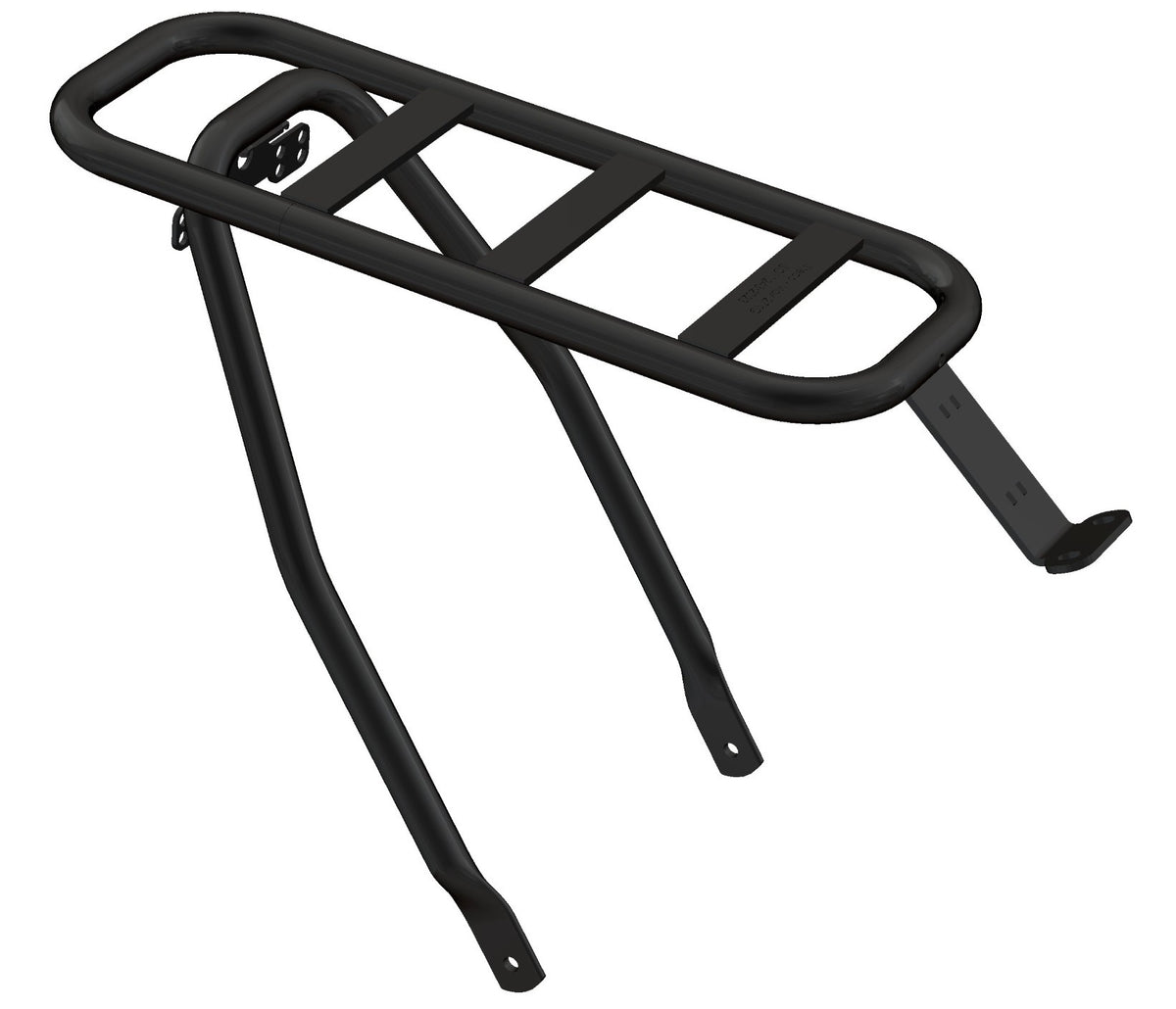 Universele achterdrager Steco voor Urban Arrow bakfiets - zwart
