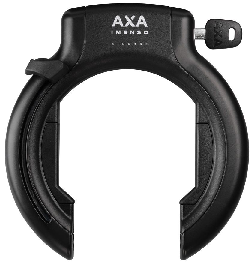Ringslot Axa Imenso X Large Retractable - zwart
