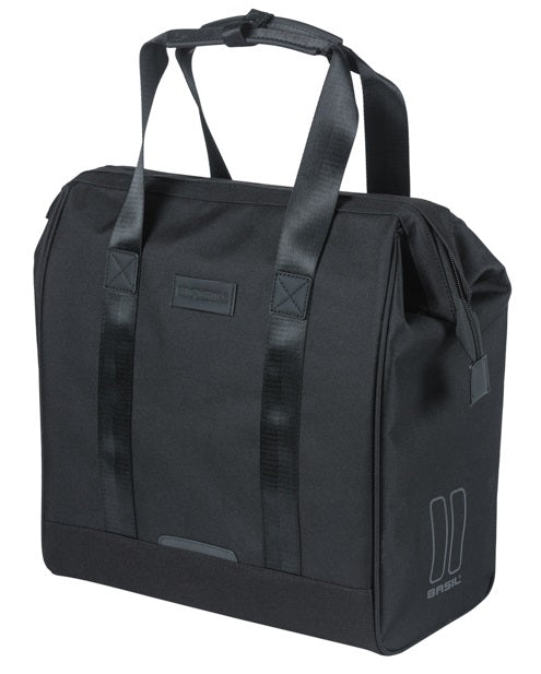 Fietsshopper Basil Grand MIK Hooks 23L 12 x 35 x 35 cm - zwart