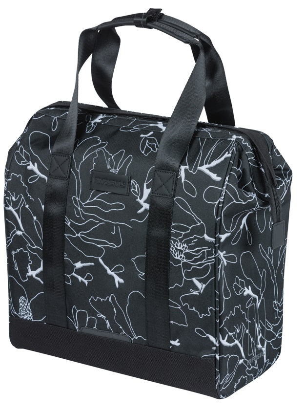 Fietsshopper Basil Grand Flower MIK 23L 12 x 35 x 35 cm - zwart