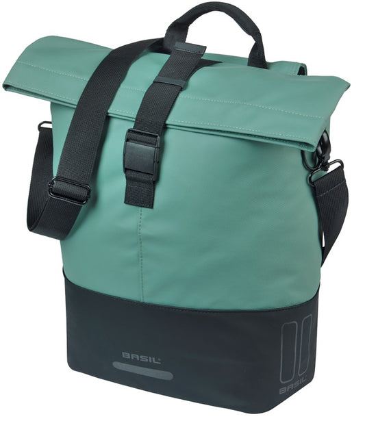Cove shopper Basil MIK 14-16L 14 x 29 x 36 cm - groen/zwart