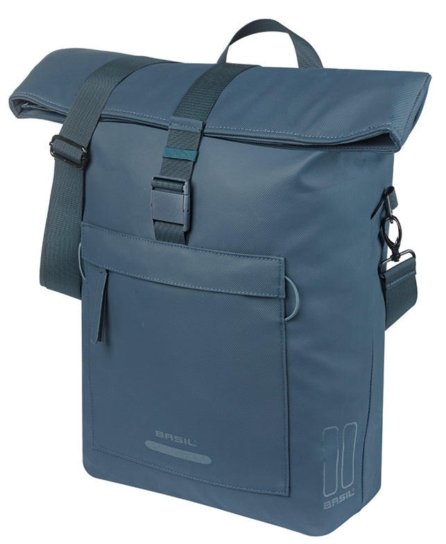 Fietsschoudertas Basil Brooklyn MIK 17L 14 x 32 x 40 cm - blauw