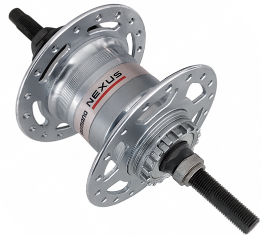 Versnellingsnaaf Shimano Nexus 3 SG-3R40 - rollerbrake - 36 gaats - zilver