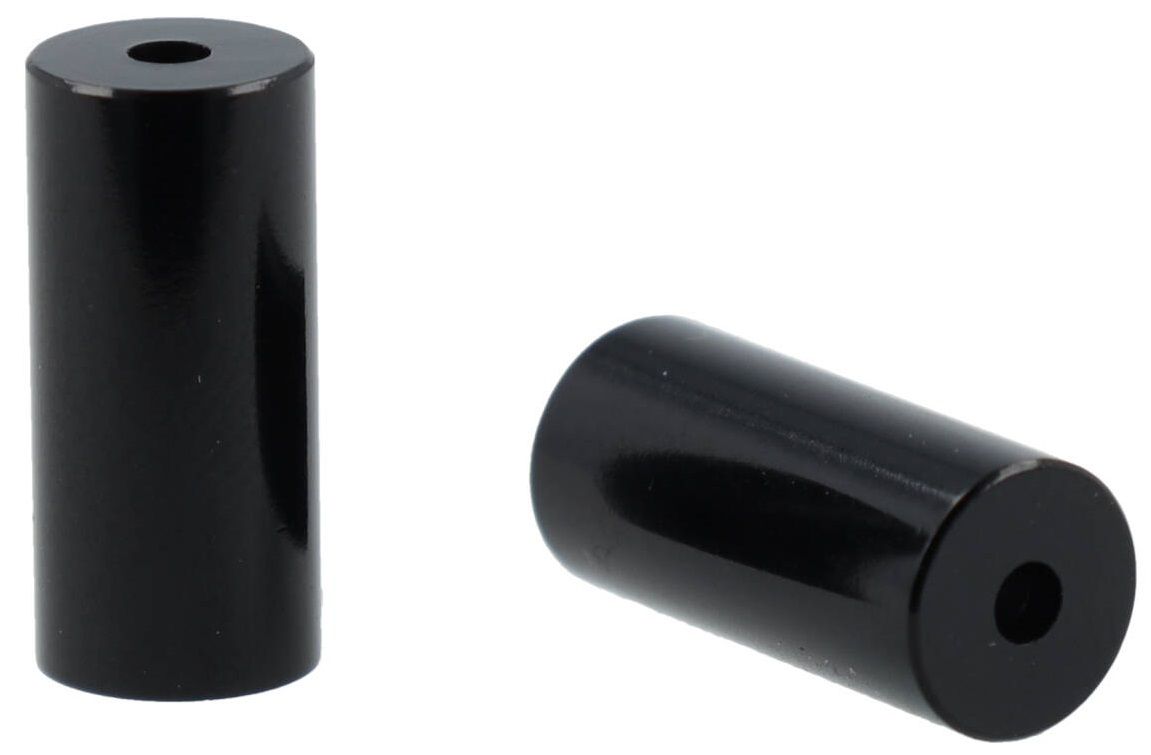 Kabelhoedjes Ø4,3mm PVC - zwart