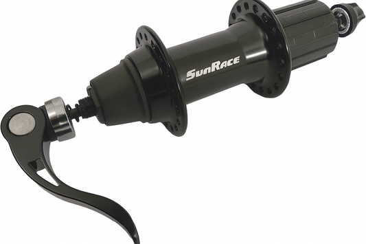 Achternaaf 8 speed Sunrace HBM53 - 36 gaats - 135 mm - Quick Release - zwart