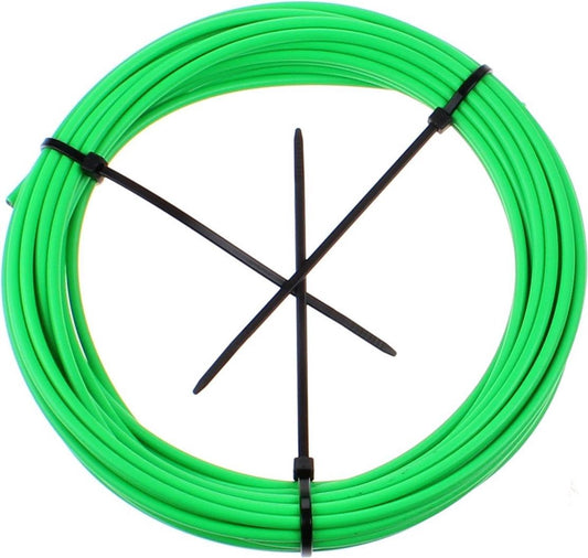 Buitenkabel (rem) Elvedes met teflon voering ø4,9mm - 10 meter op rol - neon groen