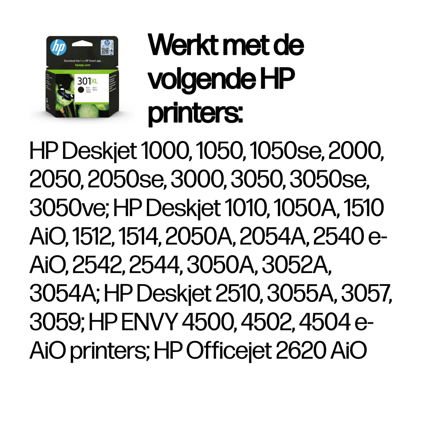 HP CH563EE 480P orig zw. 301XL