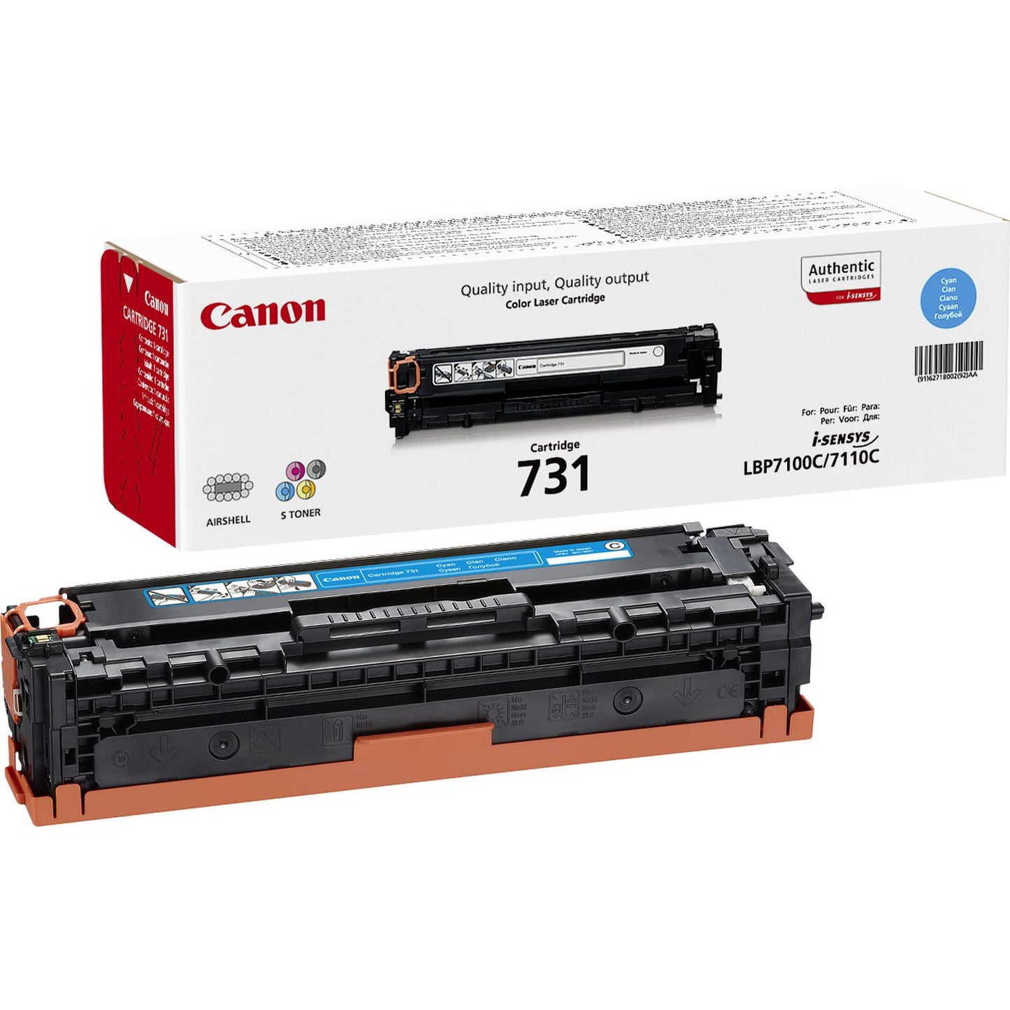 Canon Toner Cartridge 731 C cyan