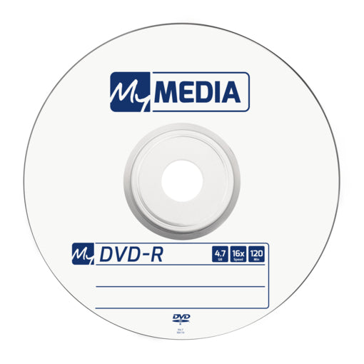 1x10 MyMedia DVD-R 4,7GB 16x Speed matt silver Wrap