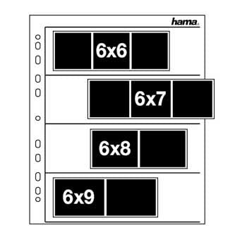 Hama Negativ Sleeves glassine matte 60x70 100 pcs         2259