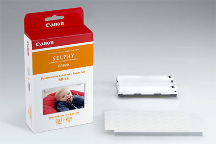 Canon RP-54 10x15 cm Papier und Farbband (54 Blatt)