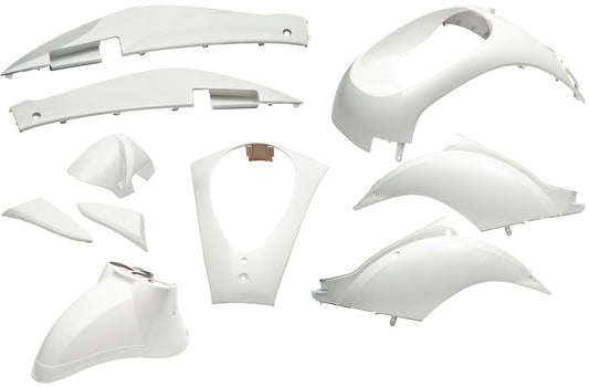 Plaatset 10-delig Edge voor Sym Mio - wit metallic