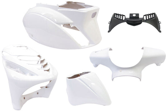 Plaatset 5-delig Edge voor Piaggio Zip-SP vanaf bouwjaar 2000 - glanzend wit
