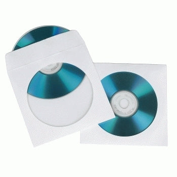 1x50 Hama CD ROM Paper Sleeves white                      62671