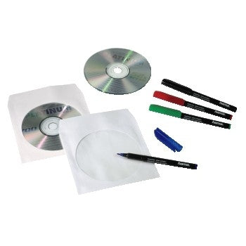 1x50 Hama CD ROM Paper Sleeves white                      62671