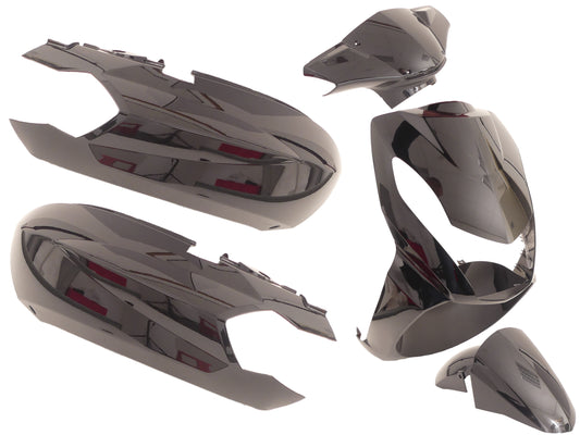 Plaatset Peugeot Kisbee 2T/4T 6-delig - zwart