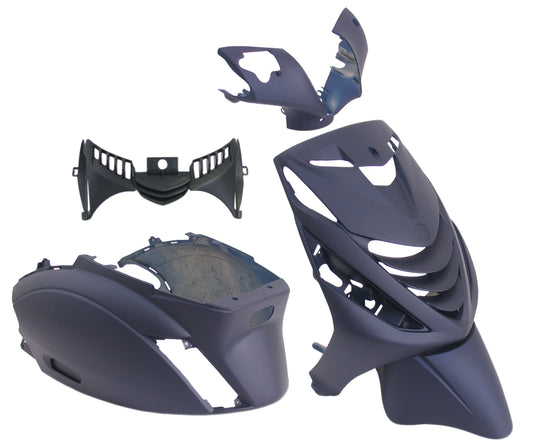 Plaatset 5-delig Edge voor Piaggio Zip-SP vanaf bouwjaar 2000 - mat donkerblauw