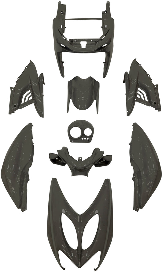 Plaatset Edge Yamaha Aerox 9-delig - nardo grey