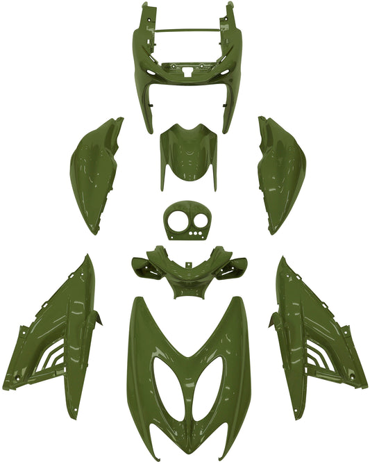 Plaatset Yamaha Aerox 9 delig - districtgroen