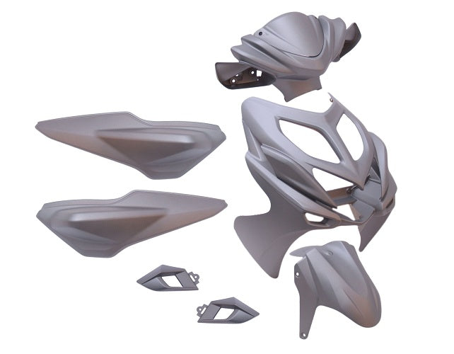 Plaatset 9-delig Yamaha Aerox-R vanaf bouwjaar 2014 - mat grijs