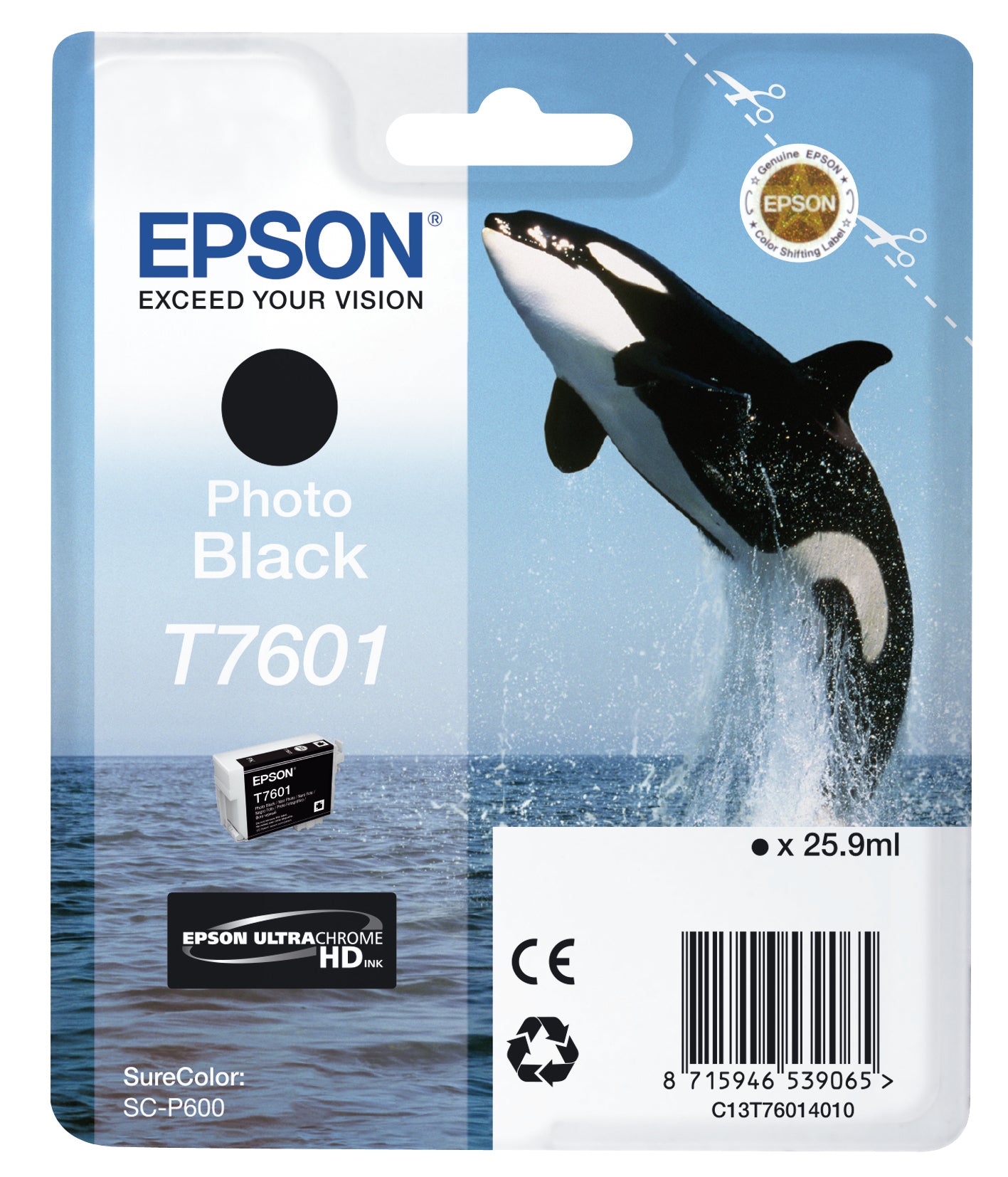 Epson ink cartridge photo T 7601