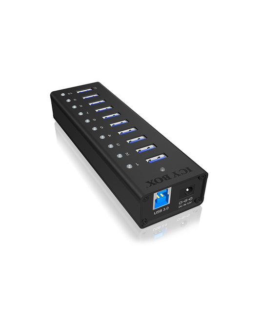 ICY BOX IB-AC6110 10-Port USB 3.0 Hub