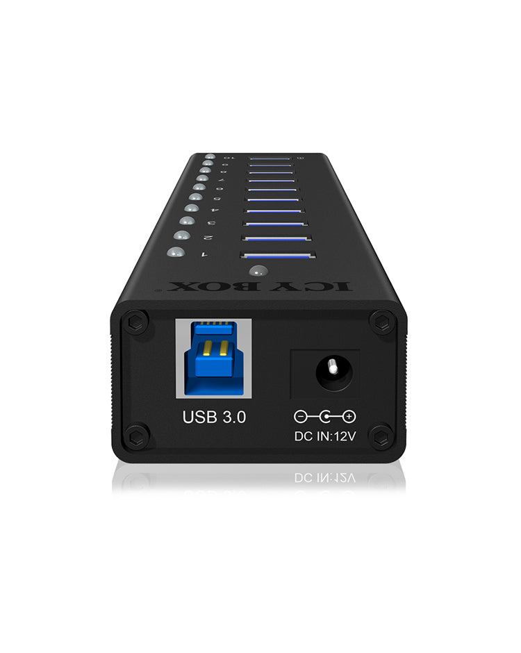ICY BOX IB-AC6110 10-Port USB 3.0 Hub