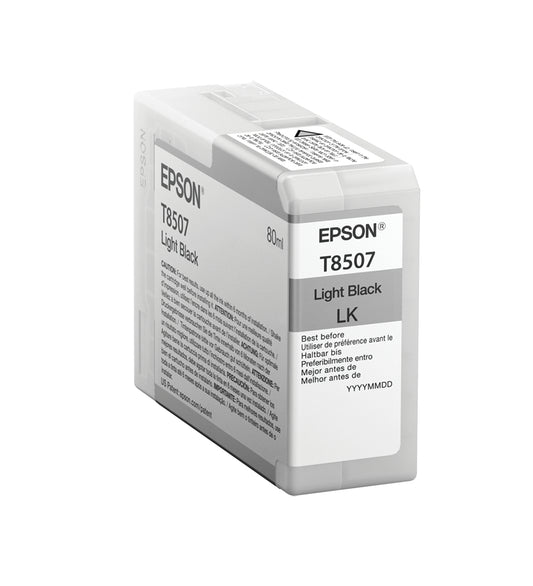 Epson ink cartridge light black T 850 80 ml               T 8507
