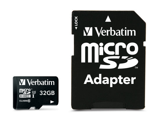 Verbatim microSDHC Pro      32GB Class 10 UHS-I incl Adapter