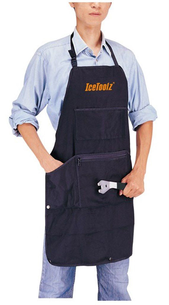 Werkplaatsschort IceToolz Proshop 240C155 - katoen