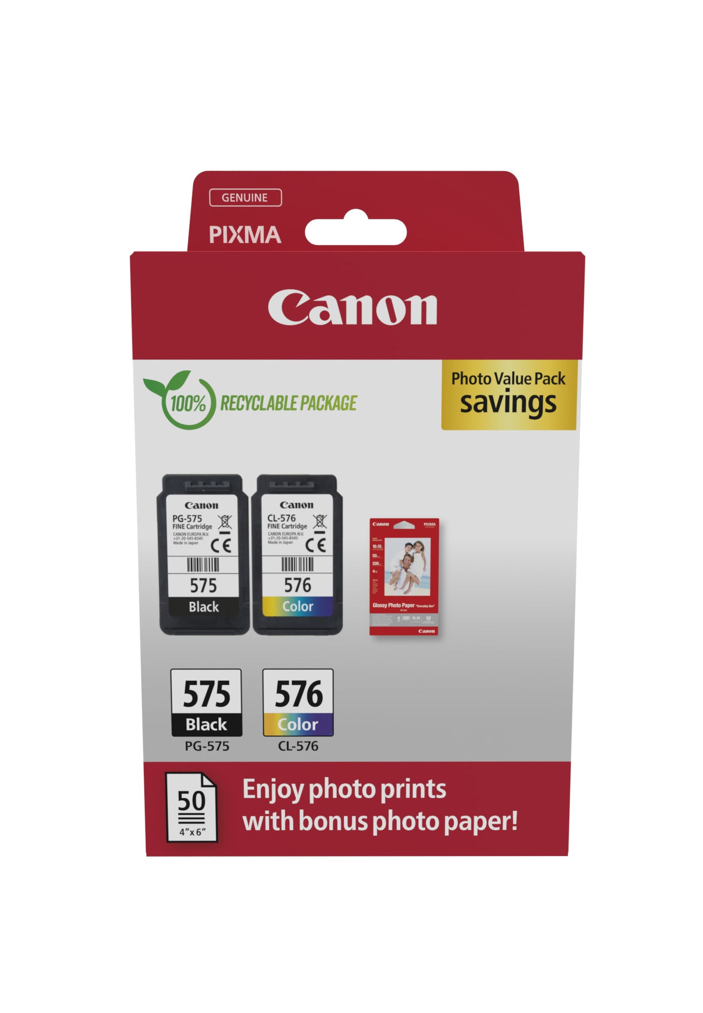 Canon PG-575 / CL-576 Photo Value Pack