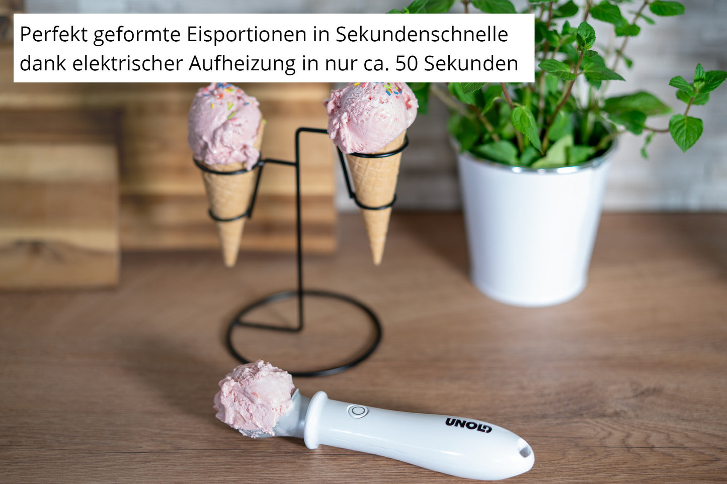 Unold Carlo der beheizte Eisportionierer