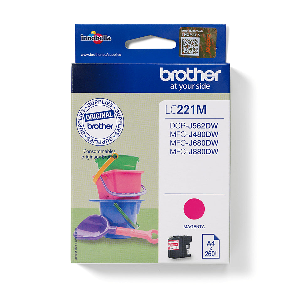 Brother LC-221 260P orig rood