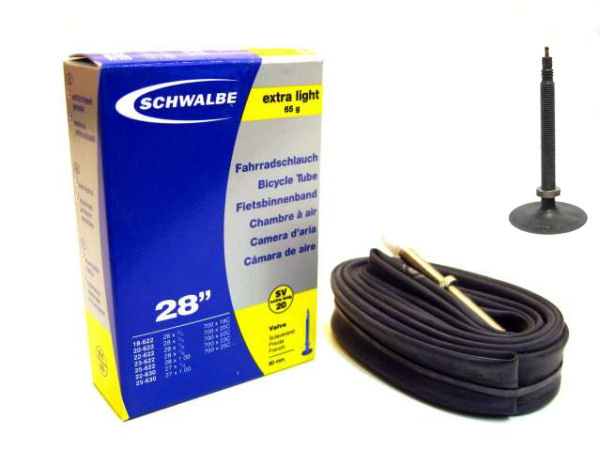 Binnenband Schwalbe Extra Light SV20 28" / 18/25-622/630 - 60mm ventiel