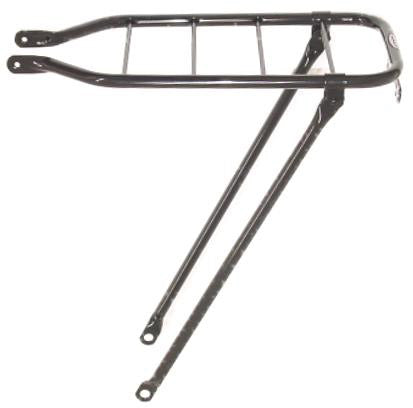 Achterdrager 26/28" Steco met scharnierbare poten - zwart