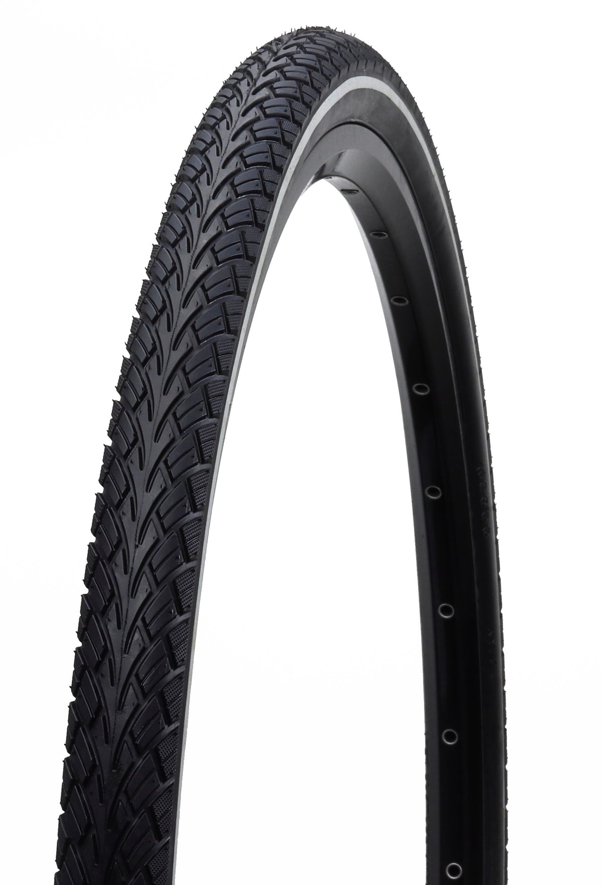 Buitenband Edge Street 24 x 1.75" / 47-507mm - zwart met reflectie