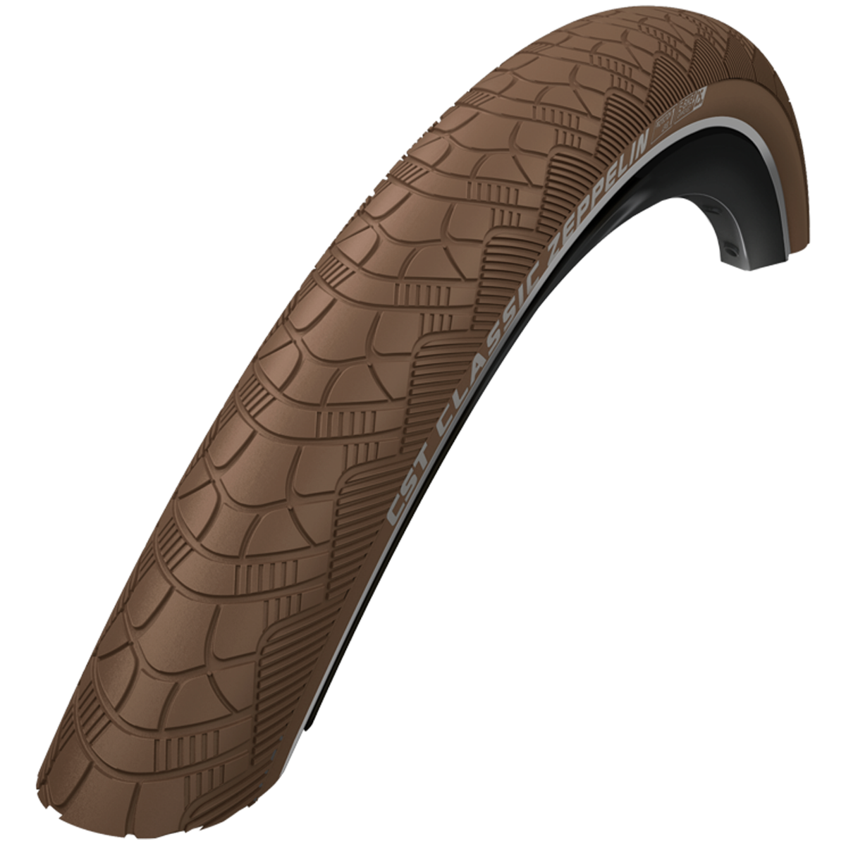 Buitenband CST Zeppelin 28 x 1.60" / 42-622mm - bruin met reflectie