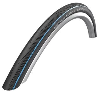 Vouwband Schwalbe Lugano 2 K-Guard 28 x 1.00" / 25-622 mm - zwart met blauwe strepen