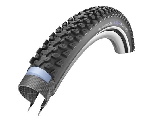 Buitenband Schwalbe Marathon Plus MTB SmartGuard 27.5 x 2.25"/ 57-584 - zwart met reflectie