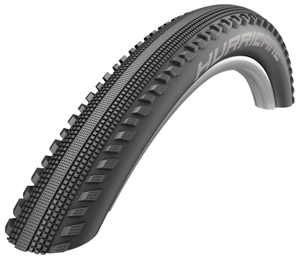 Buitenband Schwalbe Hurricane RaceGuard 26 x 2.10" / 54-559 - zwart met reflectie