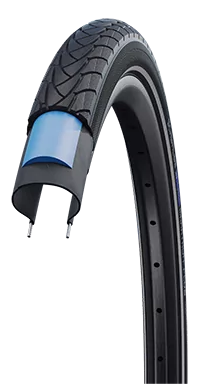 Buitenband Schwalbe Marathon Plus SmartGuard 16 x 1.35" / 35-349 - zwart met reflectie
