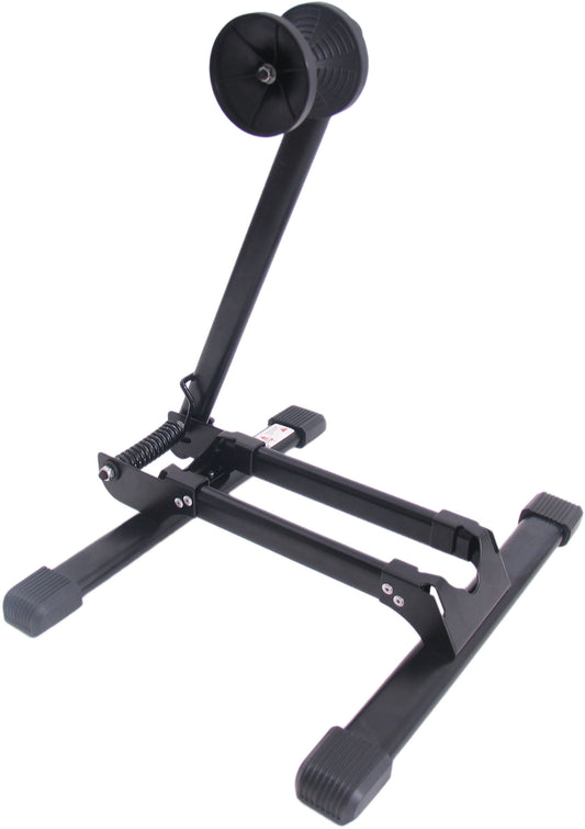 Achterwielstandaard inklapbaar Edge - zwart