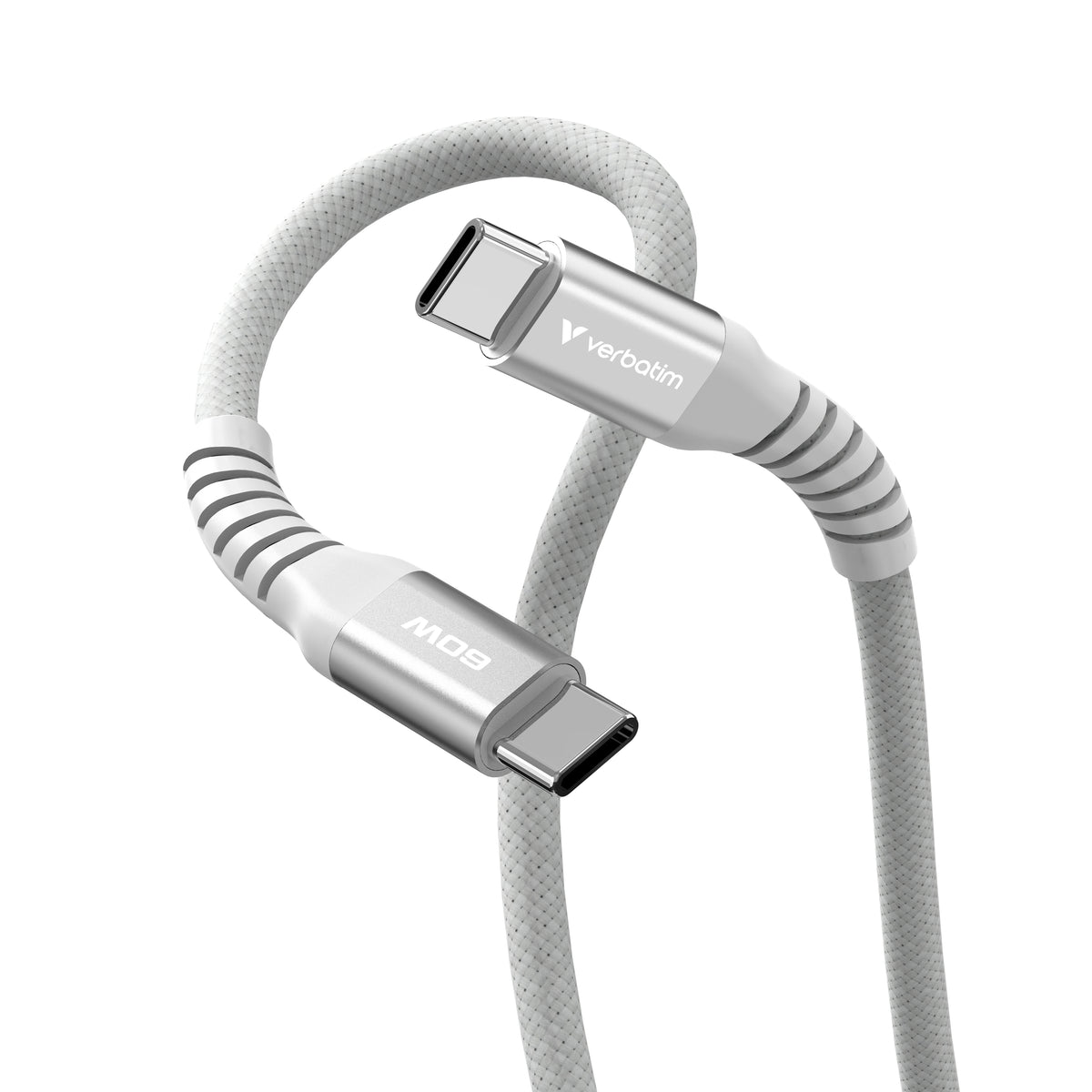 Verbatim Sync&Charge 60W 120cm USB-C/USB-C Magnetic grau  31850